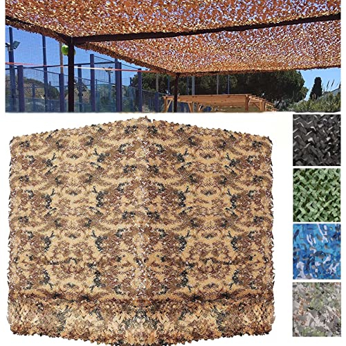 ZHJSHOU Red de Camuflaje Sombra, Protección Solar,Toldo Camuflaje Exterior De Malla Militar, para Acampar/Sol Al Aire Libre/Decoración De La Fiesta del Tema/Cubiertas del Coche,10X18m/32.81x59.06ft