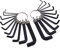 Mr. Gadget's Solutions® 20PC Hex Key Allen Key Set - Strumenti Nuovo Garage Economico Alan Metric Builders Pezzo