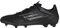 adidas Unisex F50 League Football Boots Firm Ground, Core Black/Iron Metallic/Gold, 39 1/3 EU