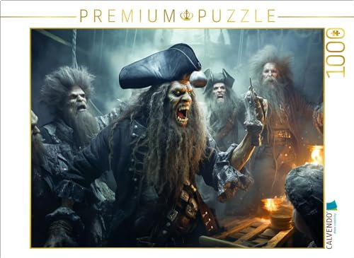 CALVENDO Puzzle EIN Motiv aus dem Kalender Das Piratenschiff - Willkommen in der Welt der Geister | 1000 Teile Lege-Größe 64 x 48 cm Foto-Puzzle für glückliche Stunden