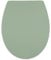 AQUALONA Premium Thermoplastic Toilet Seat - Soft Close - Hardwearing Seat with One Button Hinge Release - Oval Shaped - Click, Lift & Clean Technology - Top and Bottom Fittings (Sage)