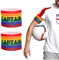2 Stück Kapitänsbinde Fußball Armbinde Verstellbare Captain Armband Multicolor Spielführerbinde Elastic Kapitäns Armbinden Fußball Armband für Kinder Erwachsene Junior Viele Sportarten