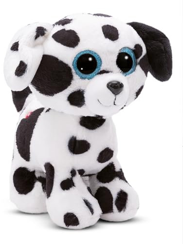 NICI Peluche GLUBSCHIS Dalmatien Dottino 15cm Blanc - Doudou en Peluche, Mignonne Peluche à câliner, pour Jouer, pour Enfants et Adultes, Une Excellente idée de Cadeau - 49696