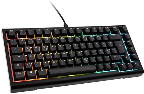 Ducky Tinker 75 Gaming-Tastatur, RGB - MX-Red (ISO-DE)