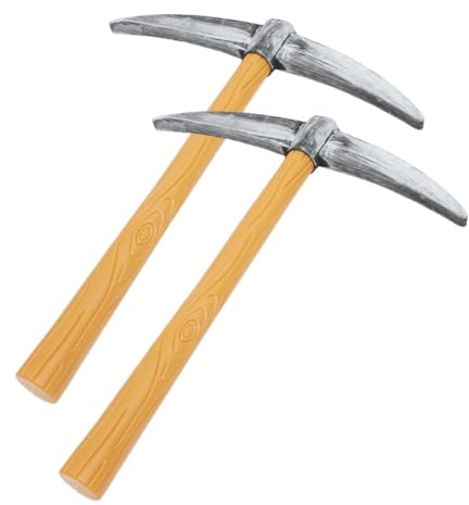 SAFIGLE Spitzhacke-Spielzeug 4 Stück Halloween Cosplay Spitzhacke Zwerg Spitzhacke Gefälschte Spitzhacke Modell Trick-Requisiten Karneval Partyzubehör Kostüm-Requisite