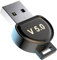Greatzer USB Adaptateur Bluetooth Transmetteur Bluetooth 5.0 Emetteur Bluetooth Dongle USB Bluetooth Appel Vocal PC Plug & Play Soutient Mac OS/Windows/Linux Noir