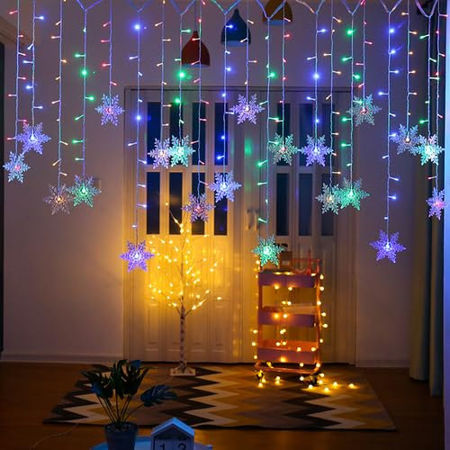 BTTO Outdoor 3.5M 5M LED Vorhang Eiszapfen Lichterkette Welle führte Lichterketten