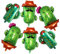 Vaguelly 6piezas Globos Grande De Cactus Decoraciones Para Fiestas De Cumpleaños Shower y Bodas Diseño y Vibrante Para Celebraciones De Verano