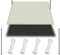 Voile D Ombrage Abri de Jardin 1.3 x 2.8 m Résistant Aux UV Serres Filet Coupe-Vent avec Œillets Rideau de Soleil pour Patio Jardin Terrasse Extérieur, Blanc cassé
