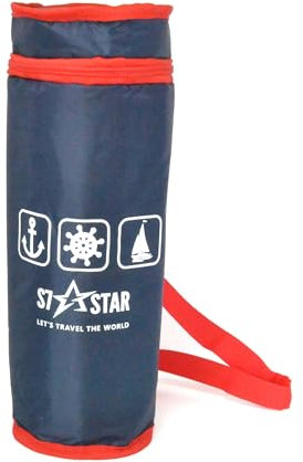 Bolsa Térmica para Botella con Correa, 1,5-2 L, Azul 12x34cm Sistema de 3 Capas 2l 4l