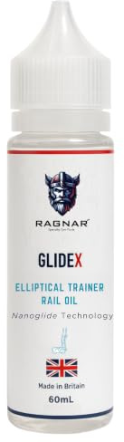 Ragnar GlideX Elliptical Trainer Rail Oil 60ml | Specialist Lubricant, For Cross Trainer Rails, Glide Tracks, Rollers & Sliding Fitness Equipment Mechanisms