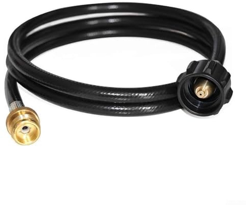 4FT LP Gas Adapter Schlauch für 0,5 kg bis 9,1 kg Tanks - QCC1/POL kompatibel BBQ Grill, Campingkocher & Terrassenheizungszubehör