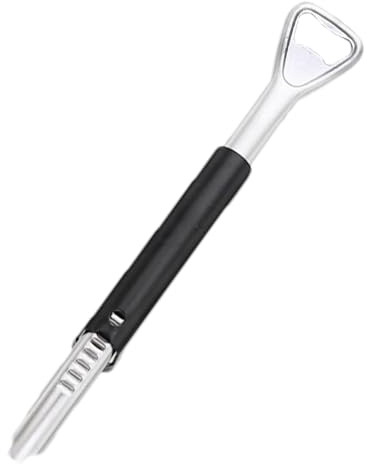 Abrelatas - 2 en 1 pequeño ayudante de cocina manual, práctico abrelatas para, para bardante, ancianos, hogar, viajes, picnic, camping, barbacoa