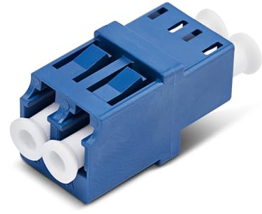 StarTech LC Kupplung, Singlemode Glasfaser Kupplung, LC/UPC Duplex Adapter für Patchfelder, Glasfaser Adapter