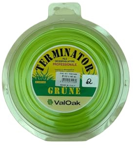 Valoak Filo Decespugliatore Quadro – Filo Professionale in Nylon ad Alta Resistenza | Taglio Potente per Decespugliatori e Tagliabordi | Made in Italy (3mm x 46mt)