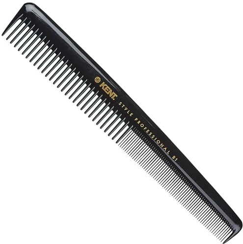 Kent Brushes SPC81 Schneidekamm, flach, für dickes/feines Haar, 180 mm