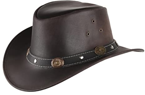 SCIPPIS Lederhut Reno, braun, L