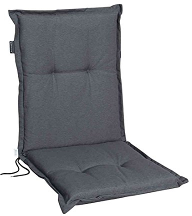 Madison 7MONLB239 Auflage Panama, 75% Baumwolle 25% Polyester, 100 x 50 x 8 cm, grau
