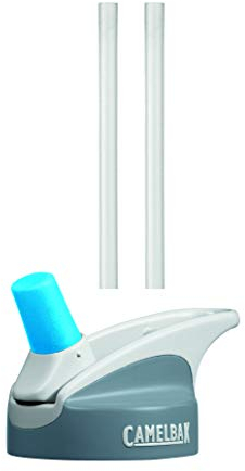 Camelbak Products LLC Eddy Kids Cap, Blue Bite Valve, Straw Blue