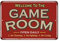 Spielzimmerschild Rustikale Wanddekoration Gameroom Schilder Home Vintage Dekorationen Spiele Arcade Retro Video Gamer Kunst Zubehör Gaming Billard Karten Blechschild Geschenk 8 x 12 Matte Finish