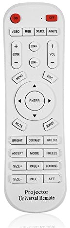 Nikou Projector Remote Control - Projector Universal Remote Control Controller Télécommande de Remplacement pour projecteur