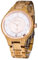 Waidzeit YR03 Weinprinzessin Rosé Uhr Damenuhr Holz Holz 0 bar Analog braun