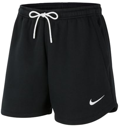 Nike Damen W Nk FLC Park20 Short Kz Kurze Hose, Black/White/White, L EU