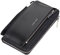 A-QMZL Portafogli uomo Lungo Portafoglio Pochette da uomo di Grande Capacità Borsetta Pelle Borsa per Cellulare Portamonete porta Carte Borsetta Con Cinturino per il Polso (Nero)