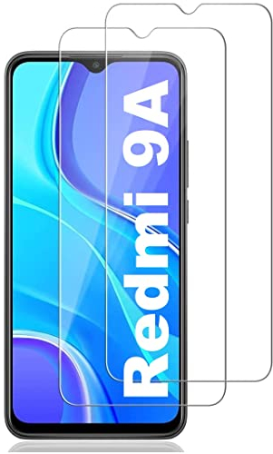 [2 Stück] Panzer Schutzglas Kompatibel Mit Xiaomi Redmi 9A - Displayschutzfolie, 9H Härte, 100% Fingerabdrucksensor, Nano-Glas