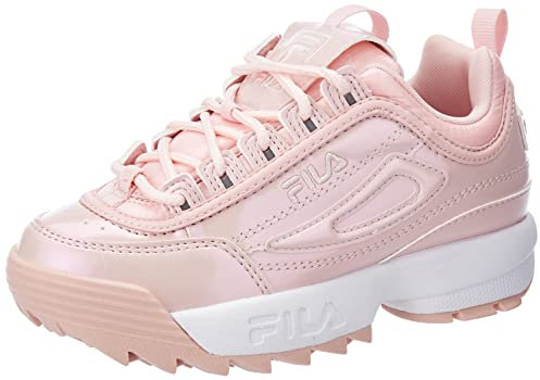 Fila Disruptor F Kids, Scarpe da Ginnastica Bambine e Ragazze, Silver Pink, 30 EU
