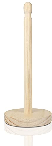Portarollos Cocina Madera, portarollo Papel Cocina. Soporte Rollo Cocina, Soporte Papel Cocina, portarrollos Cocina, portarrollos Papel. Elegante y cómodo. Hecho en España (27cm x 11cm).