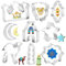 DPKOW 9 Stck Eid Ausstechformen Set, Edelstahl Islamische Cookie Cutter Eid Ramadan Keksausstecher, DIY Eid Kuchen Schokolade Fondant Formen für Backen, Mond Stern Moschee Ziege Kamel Ramadan Licht