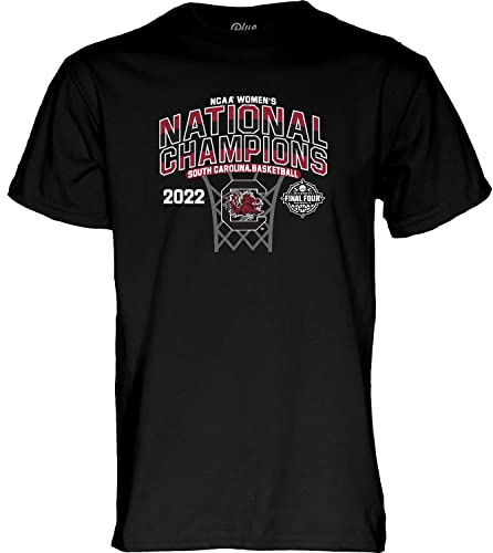 Blue 84 Herren NCAA South Carolina Fighting Gamecocks Damen National Basketball Champions 2022 Net T-Shirt, Granat, Small