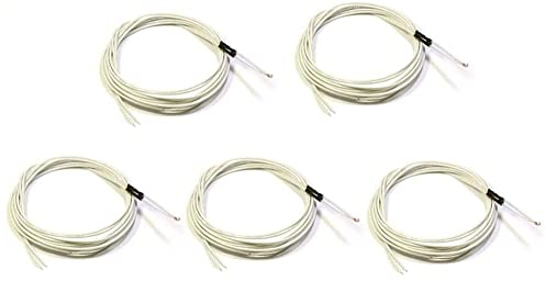 Fasizi Thermistoren/Temperatursensor für Reprap 3D-Drucker, 100 K Ohm, 5 Stück