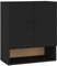 vidaXL Wandschrank Hängeschrank Lagerschrank Bücherschrank Schrank Aufbewahrungsschrank Wohnzimmer Schlafzimmer Schwarz 60x31x70cm Holzwerkstoff