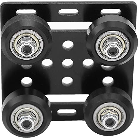 Artillery V Slot Plate, V-typ-portalplatte Schwarz Für Aluminiumprofile V-steckplatz Mini Five Roulette Openbuilds V Gantry Plat 3D Drucker Zubehör Riemenscheibe