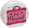 Just Married Hochzeit Spardose mit pinkem Koffer EIN buntes Sparschwein für die Flitterwochen Heirat Verlobt Sparbüchse Trauung Hochzeit dekorativ