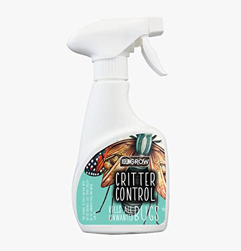 UK GROW:-1LTR- Critter Control- Powerful Insect Killer Sprays Protect Your Plants from ALL Pests- Perfect For Edible Crops (1 LTR, Critter Control)