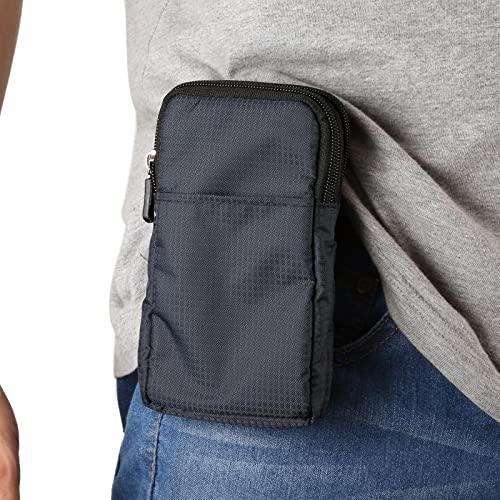 Handytasche Damen Umhängetasche, Umhängetasche Schultertasche für Herren, Crossbody Tasche Multi-Tasche Tragbare Gürteltasche Kleiner Gürtel Tasche mit Karabinerhaken für Alle Handys unter 6.0 Zoll