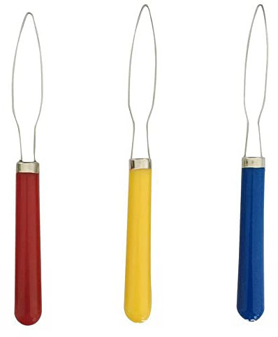 3 Pcs Button Hooks Elderly Button Dressing Aid Seniors Button Quick Puller Used to Help People with Arthritis or Muscle Pain Fasten Their Own Buttons
