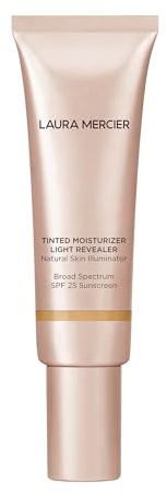 Laura Mercier Tinted Moisturiser Light Revealer - LSF 25, 50ml | Hauchzarte getönte Tagespflege stärkt die Strahlkraft. Schimmernde Perlenmischung mildert Müdigkeit für strahlenden Teint