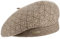 Seeberger Twotone Baske Walkmütze Wollbaske Baskenmütze Damenbaske Winterbaske (One Size - braun-beige)