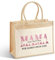 Love Faith Mama ist die Beste! Jute-Tasche - Personalisierte Stofftasche mit Spruch & Namen - Robuste und umweltfreundliche Einkaufstasche
