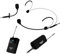 Vieta Pro Due microfoni senza fili RF Bassa Interferenza. Microfono a bavero + micro archetto ergonomico regolabile con USB-C, jack e minijack | microfoni esibizioni Vlogs Party Mic Twin Nero