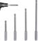 4PCS Strong Magnetic Drill Bit Extension Holders, 2.4 / 2.9 / 3.9 5.9 / Magnetic Screwdriver Extension Bit Holder for Impact Driver, 1/4 Hex Bit Extension Holder for Screws, Nuts, Drill