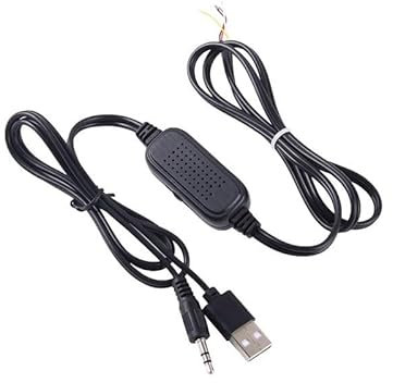 CCeCCe Computer Speakers Wire Cable Replacement with PAM8403 Module Amplifier Volume Control 3.5mm Plug Jack Stereo AUX Cable for USB Powered PC Speaker Desktop Speakers Laptop Speaker
