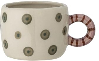 Bloomingville Nini Tasse, Grün, Steingut, D6,5xH5 cm, 115 ml