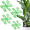 12 supporti per piante perenni, da giardino, riutilizzabili, per sostenere Monstera, per piante, fiori, ortensie, rose, pomodori (verde)