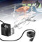 Kit di girarrosto universale per barbecue, in acciaio inox, con motore da 4 W, facile installazione per cortile estivo e barbecue all'aperto