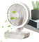 Generico Fan da tavolo oscillante, ventola portatile - 5 velocità piccole ventola di raffreddamento con telecomando - Ventilatore portatile ricaricabile da 2000Mah, radiatore 'aria per casa, studio